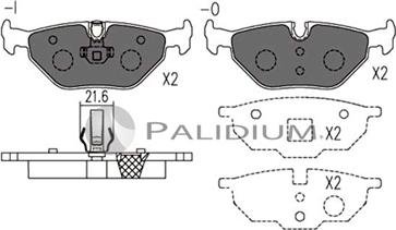 Ashuki P1-1109 - Kit de plaquettes de frein, frein à disque autovaste.com