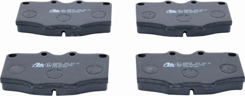 ATE 13.0460-5935.2 - Kit de plaquettes de frein, frein à disque autovaste.com