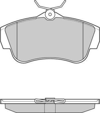 APEC PAD1540 - Kit de plaquettes de frein, frein à disque autovaste.com