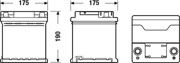 Exide EB440 - Batterie de démarrage autovaste.com