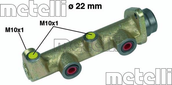 Metelli 05-0134 - Maître-cylindre de frein autovaste.com