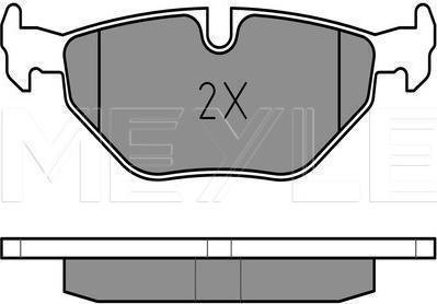 Meyle 025 216 9117/PD - Kit de plaquettes de frein, frein à disque autovaste.com