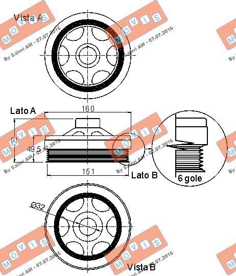 MOVIS AST9036 - Poulie, vilebrequin autovaste.com