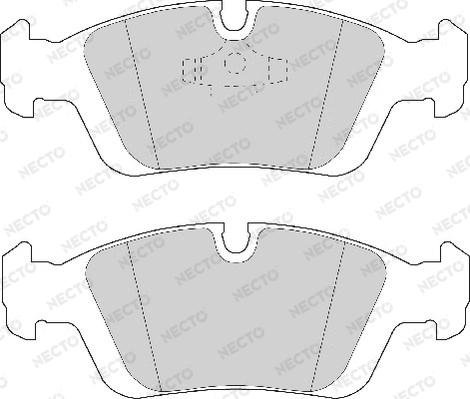 Necto FD6476A - Kit de plaquettes de frein, frein à disque autovaste.com