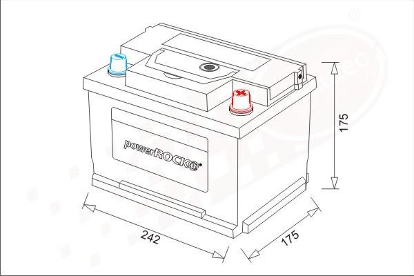 PowerROCK BAT062RKT - Batterie de démarrage autovaste.com