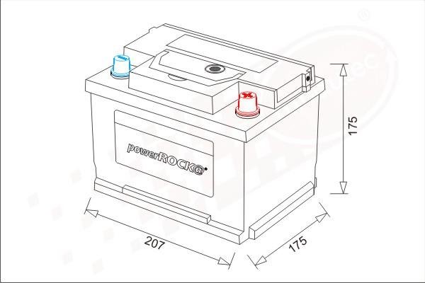 PowerROCK BAT045RKT - Batterie de démarrage autovaste.com