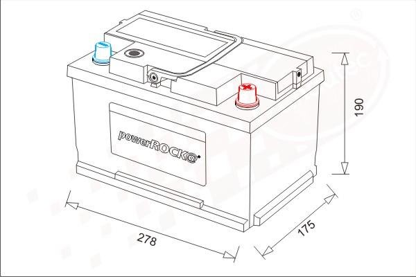 PowerROCK BAT078RHN - Batterie de démarrage autovaste.com