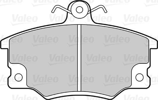 VALEO 670219 - Kit de plaquettes de frein, frein à disque autovaste.com