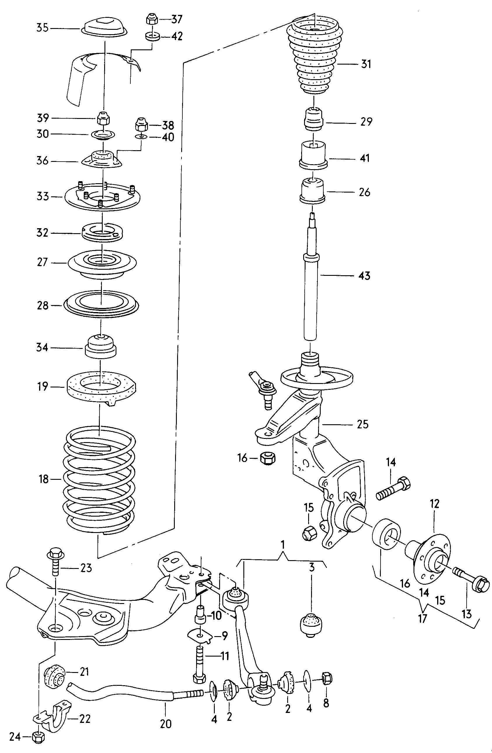 Delphi TD482W - Suspension, bras de liaison autovaste.com