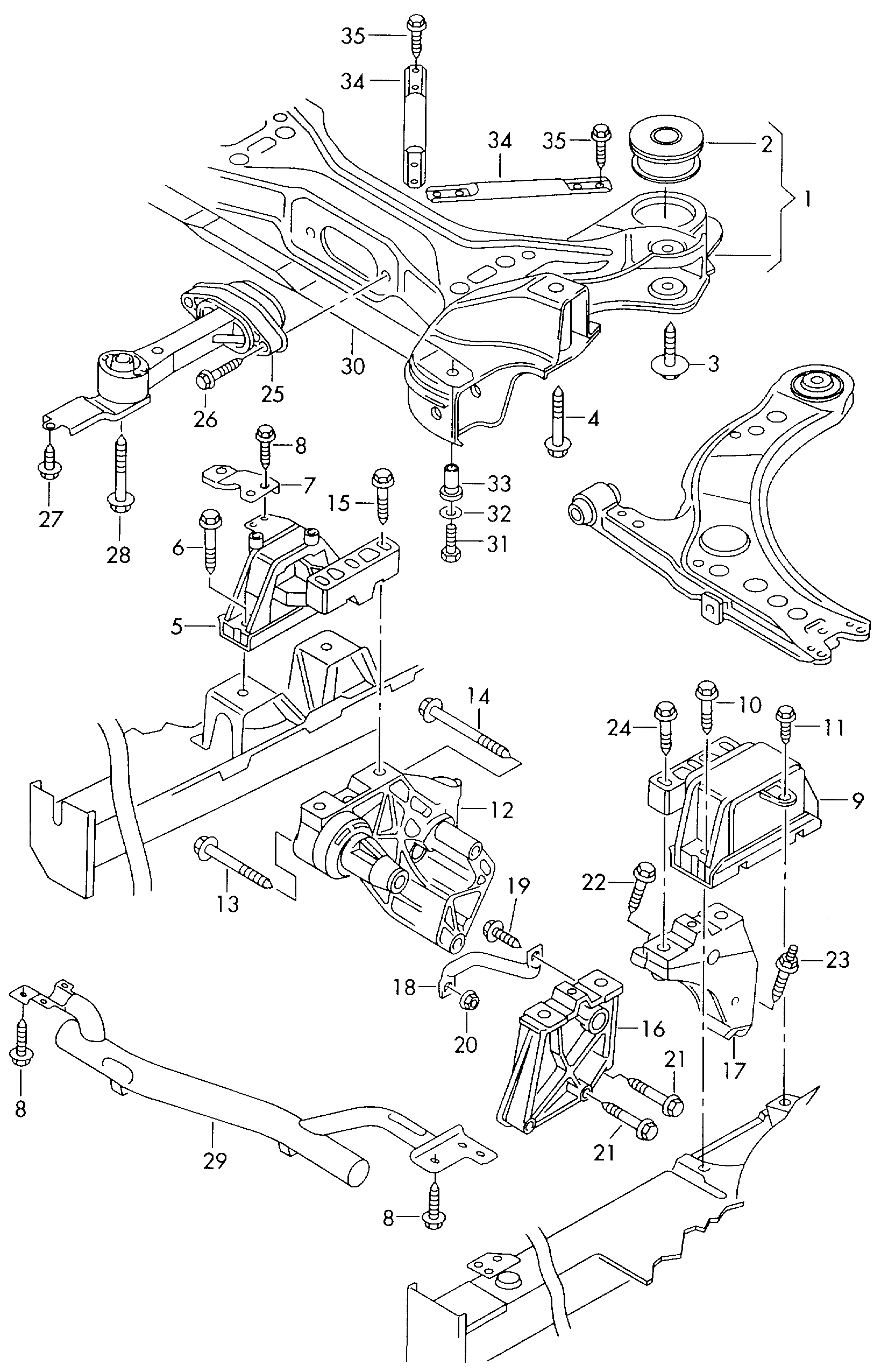 Fortune Line FZ90031 - Support moteur autovaste.com