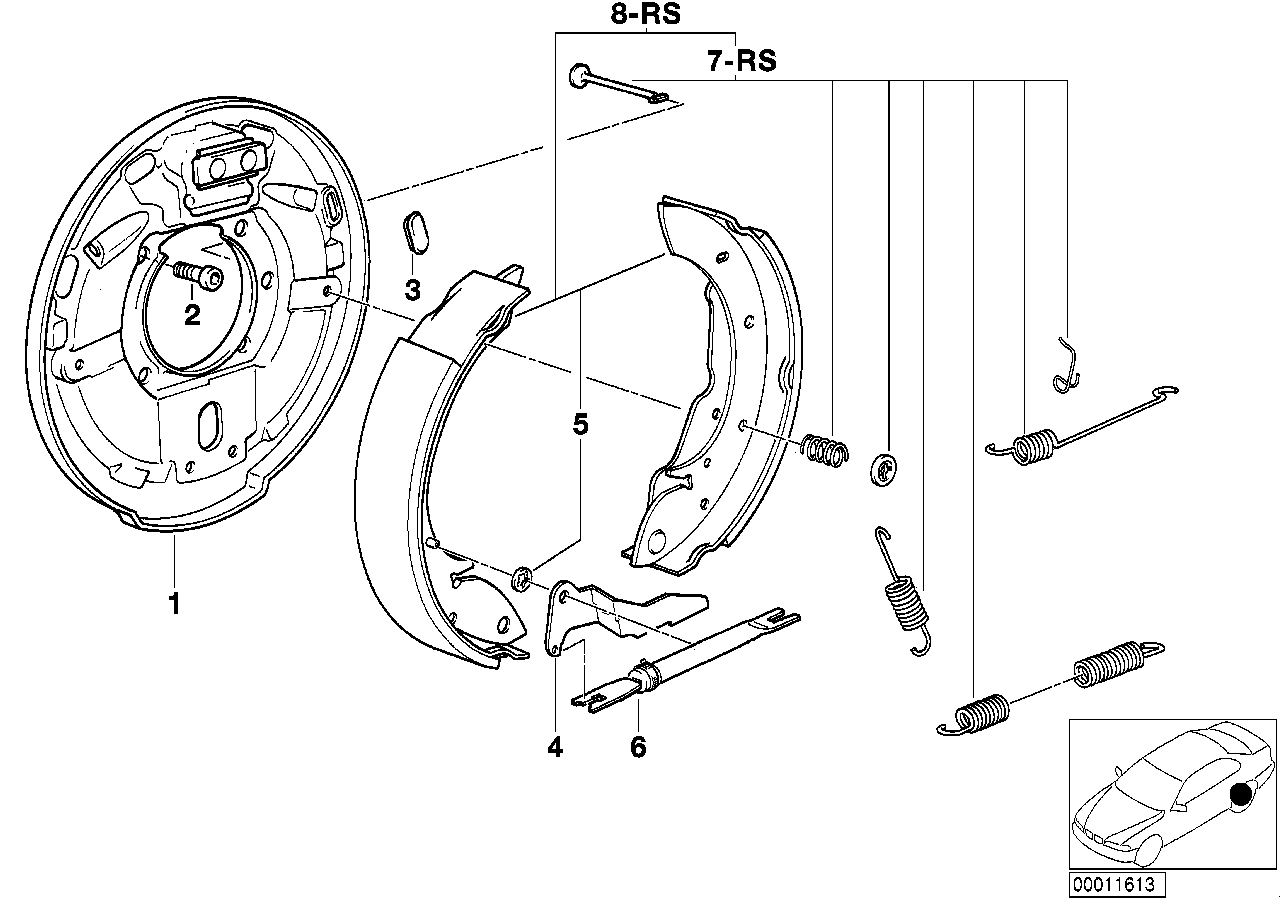 Open Parts BSA2148.00 - Jeu de mâchoires de frein autovaste.com