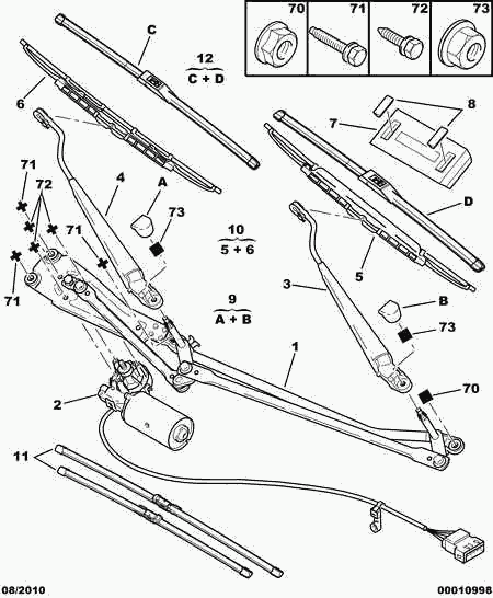 PSA 6423 L9 - Balai d'essuie-glace autovaste.com