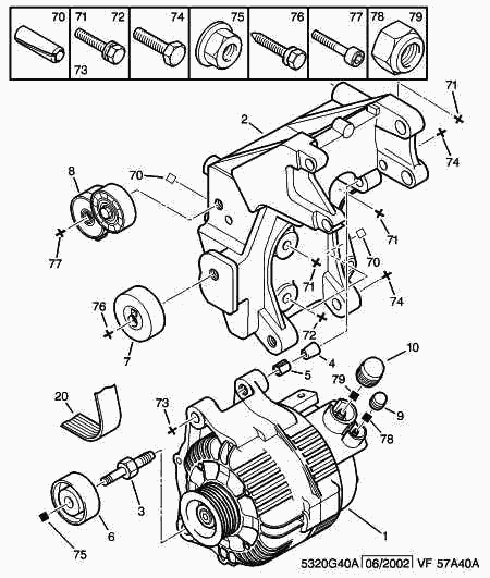 PSA 5750 XT - Courroie trapézoïdale à nervures autovaste.com