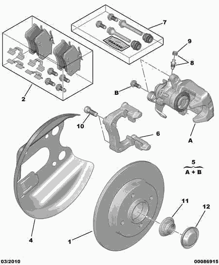 FORD 4254 C1 - Kit de plaquettes de frein, frein à disque autovaste.com