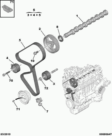 PSA 0816.L1 - Courroie de distribution autovaste.com