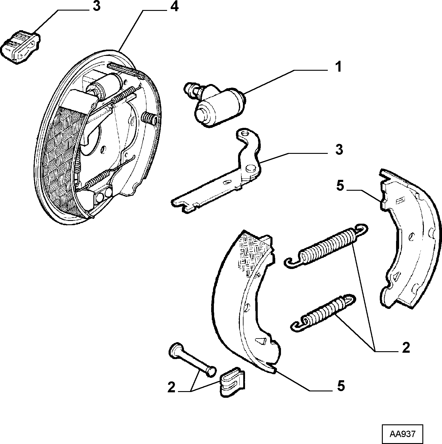FCA 51806881 - Jeu de mâchoires de frein autovaste.com