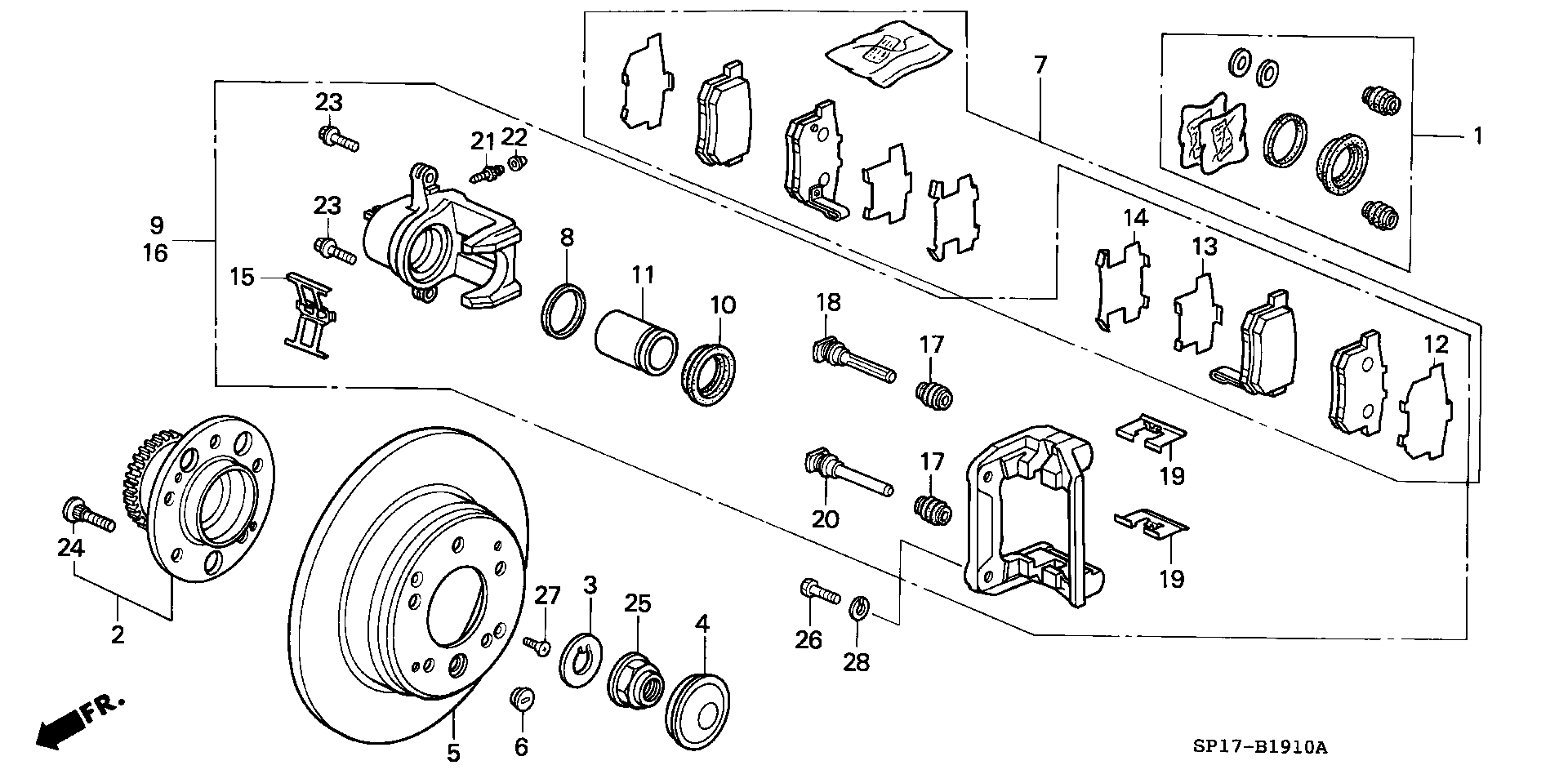 A.B.S. 36758 - Kit de plaquettes de frein, frein à disque autovaste.com