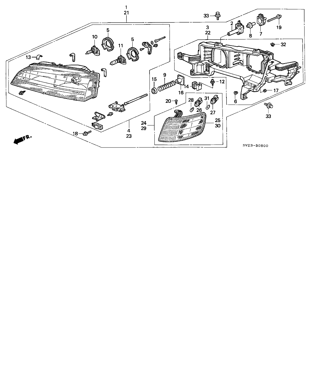 Honda 33116-SH3-A01 - Ampoule, éclairage de virage autovaste.com