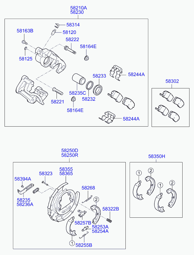 KIA-HYUNDAI 58257-1H000 - Kit de réparation, expanseur autovaste.com