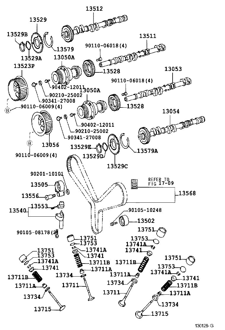 LEXUS 13503-50011 - Poulie renvoi / transmission, courroie de distribution autovaste.com