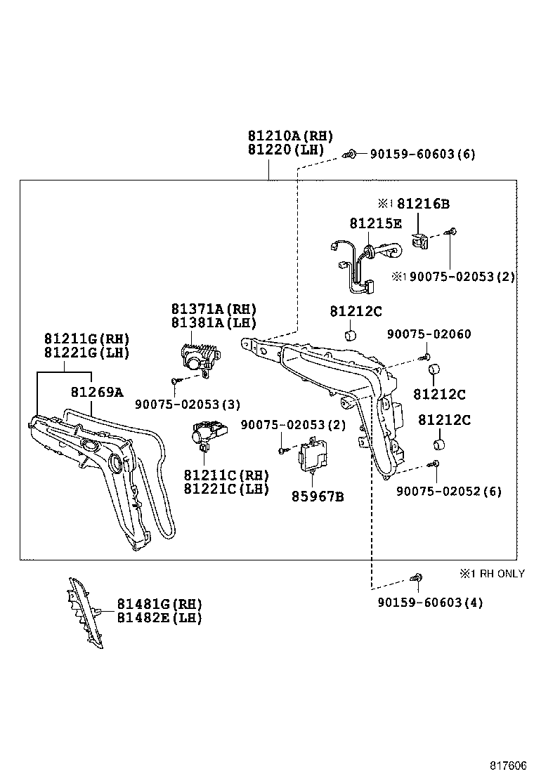 LEXUS 85967-50110 - Appareil de commande, système d'éclairage autovaste.com