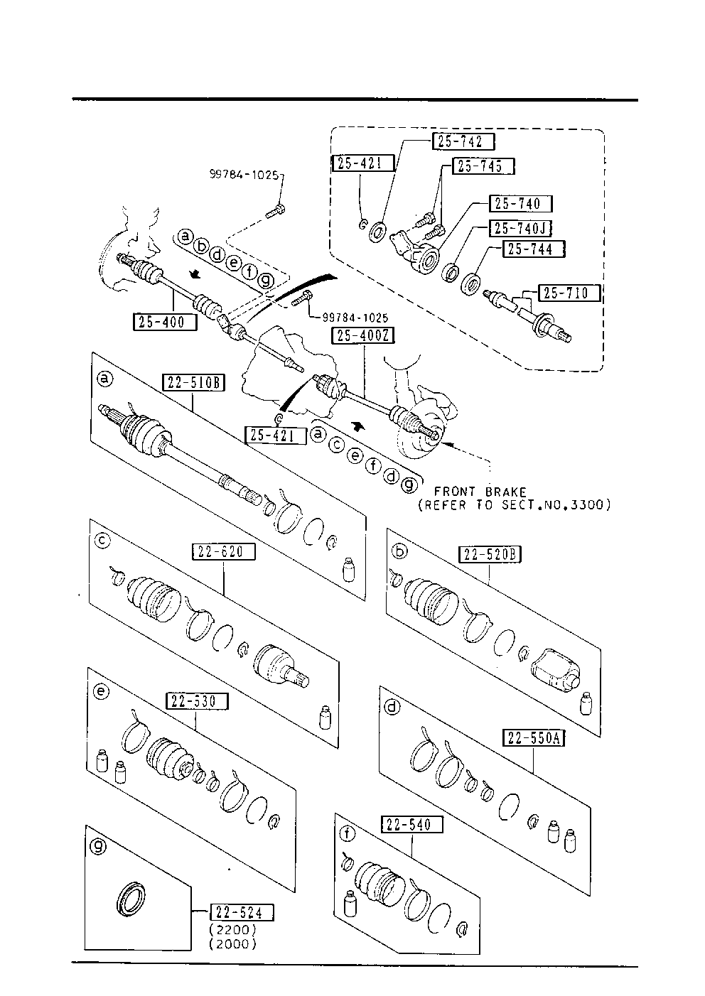 MAZDA G033-22-540 - Joint-soufflet, arbre de commande autovaste.com