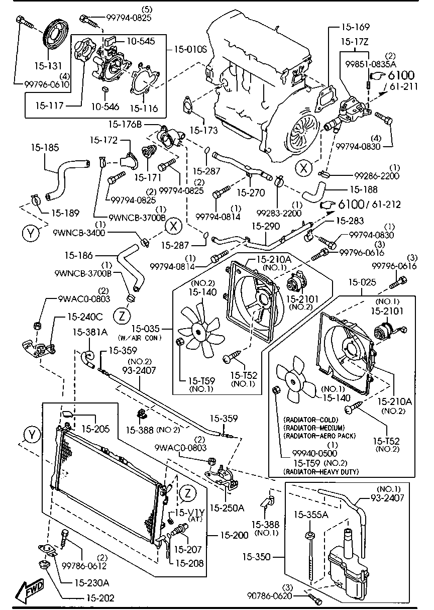 MAZDA FS20-15-205 - Bouchon de radiateur autovaste.com