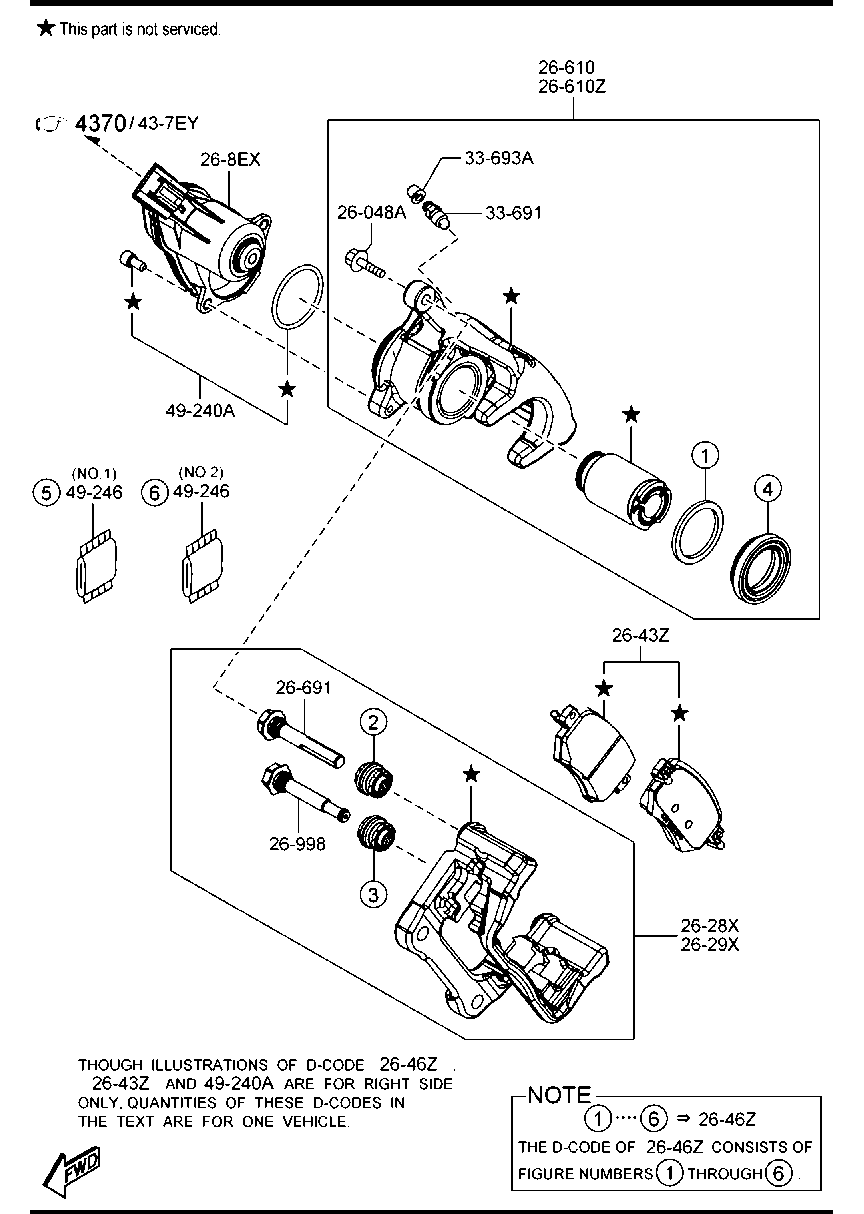 MAZDA GML8-26-998 - Boulon de guidage, étrier de frein autovaste.com