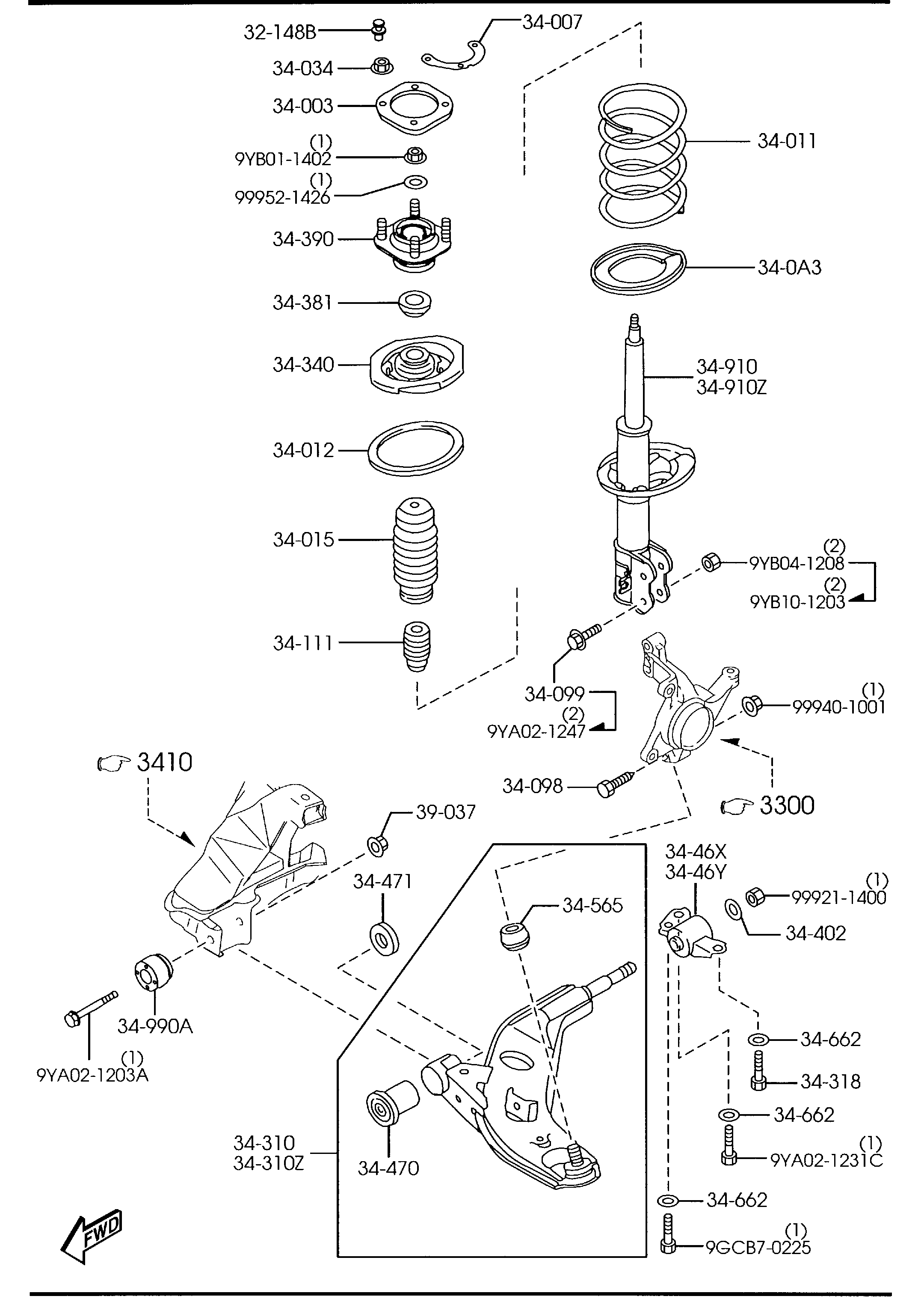 Patron PSE1518 - Suspension, bras de liaison autovaste.com