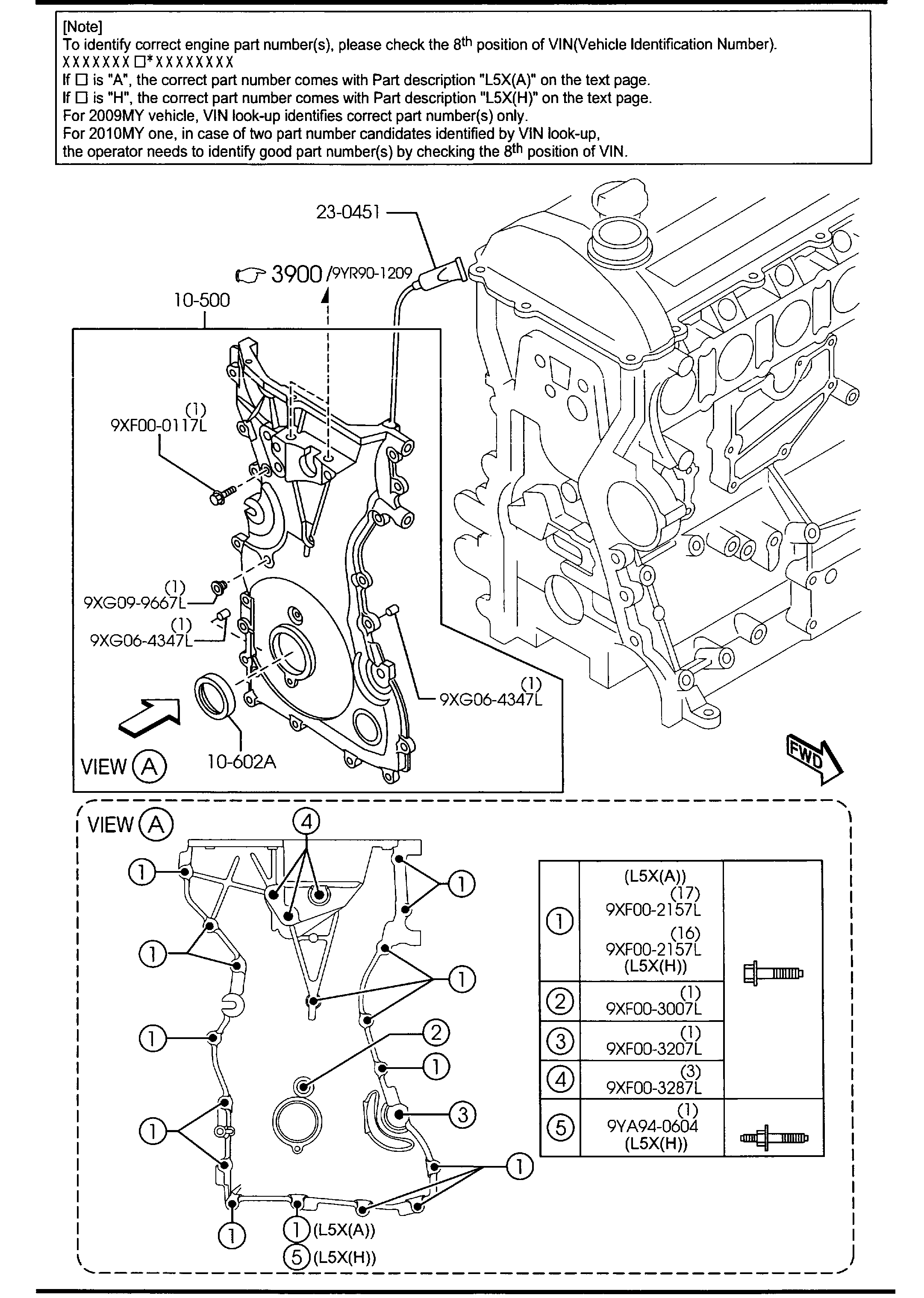 MAZDA LF13-10-404 - Vis-bouchon, carter d'huile autovaste.com