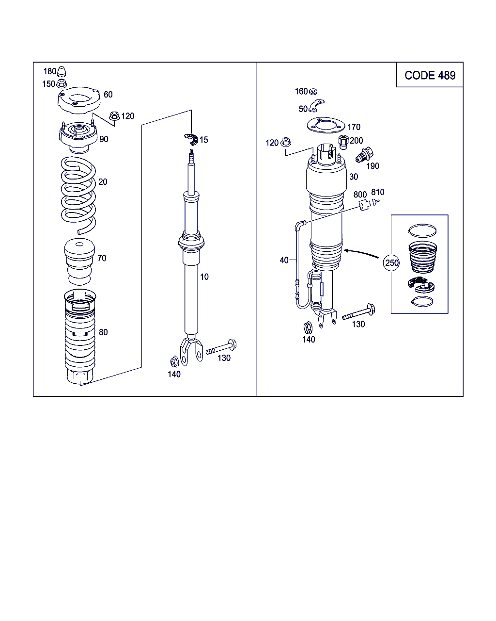 Miles DB47011 - Kit de protection contre la poussière, amortisseur autovaste.com
