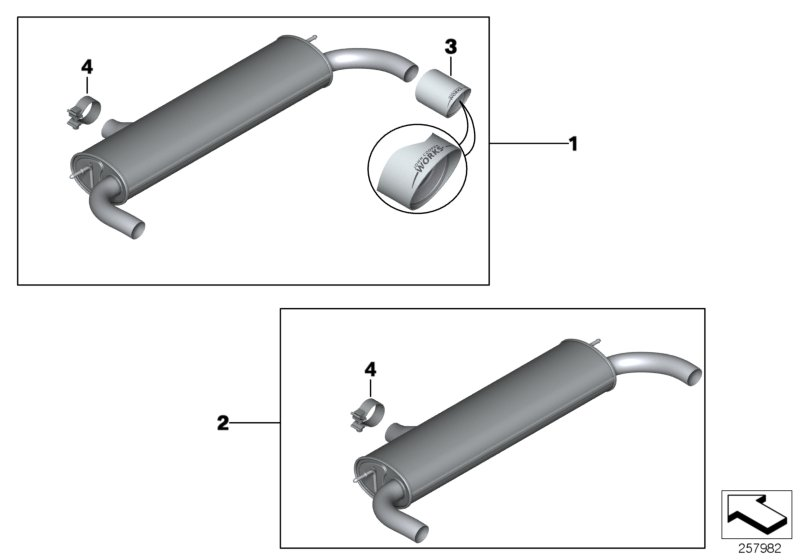 Mini 18307793025 - Raccord de tuyau, système d'échappement autovaste.com