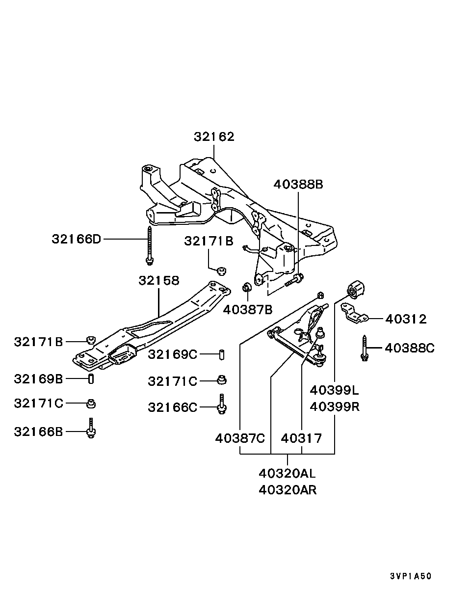 FCA MB808910 - Suspension, bras de liaison autovaste.com