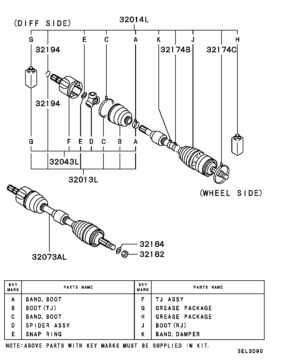 MASUMA MFs-2068 - Joint-soufflet, arbre de commande autovaste.com