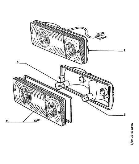 PSA 6216 C2 - Ampoule, feu arrière autovaste.com