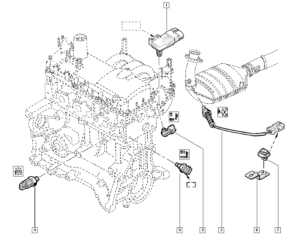 RENAULT 77 00 103 504 - Sonde lambda autovaste.com