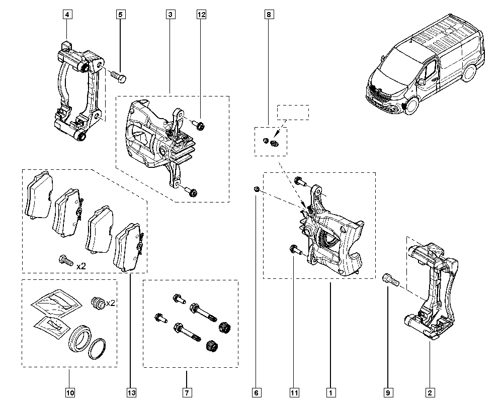 Maxtech 70160034 - Jeu de douilles de guidage, étrier de frein autovaste.com