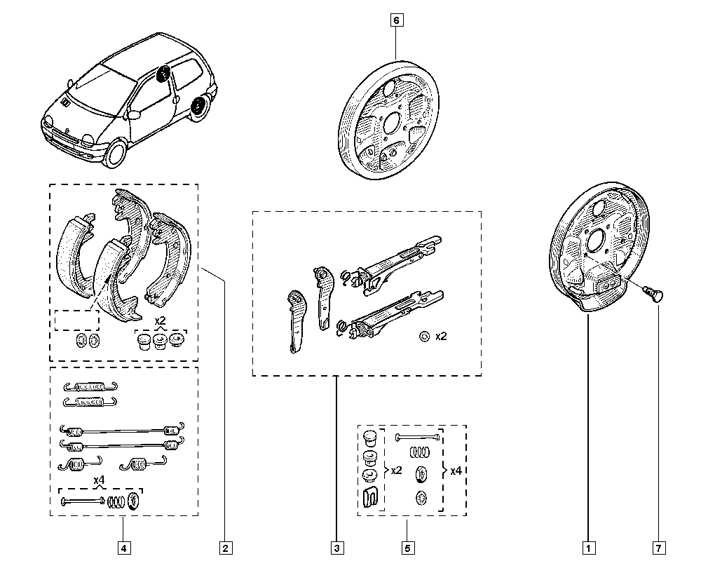 Delphi LY1040 - Kit d'accessoires, mâchoire de frein autovaste.com