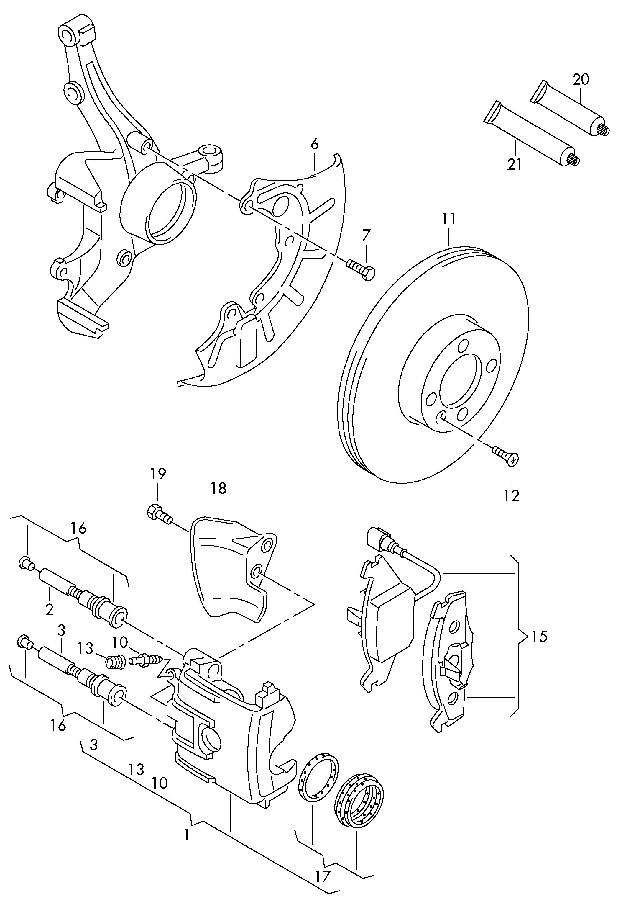 RIDEX 3405B1019 - Kit de freins, frein à disques autovaste.com