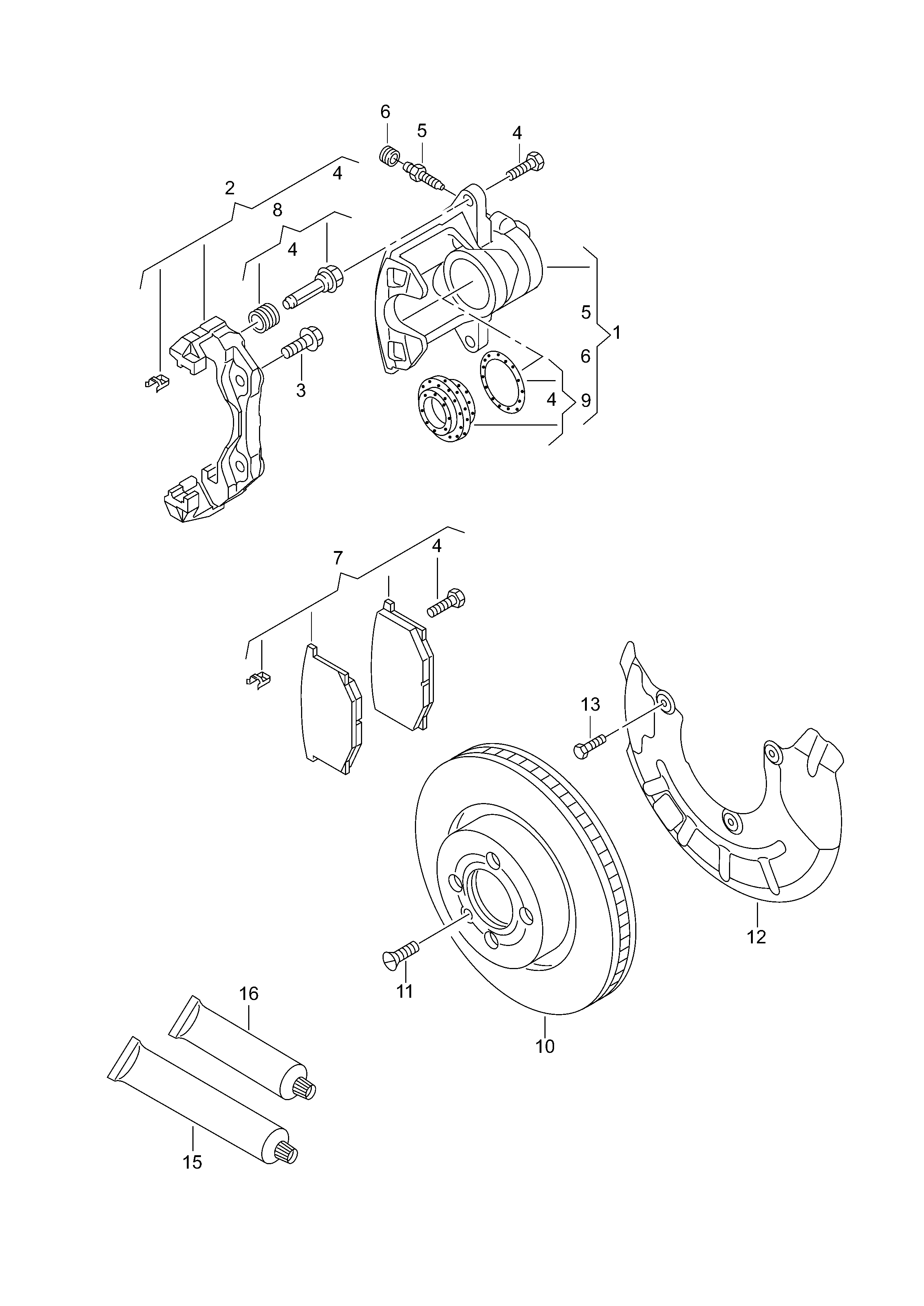 RIDEX 3405B1019 - Kit de freins, frein à disques autovaste.com