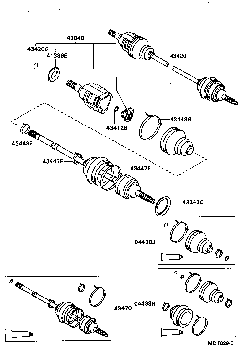 ASVA ASBT-92 - Joint-soufflet, arbre de commande autovaste.com