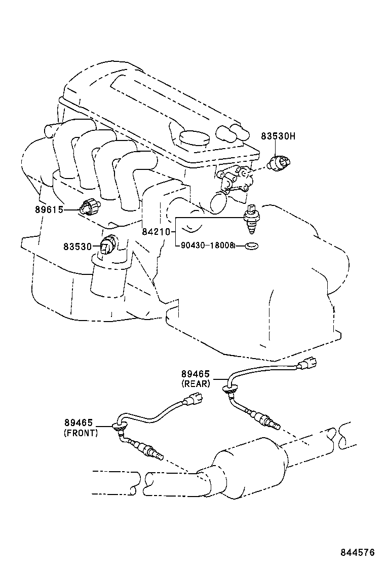 LEXUS 89465-02090 - Sonde lambda autovaste.com