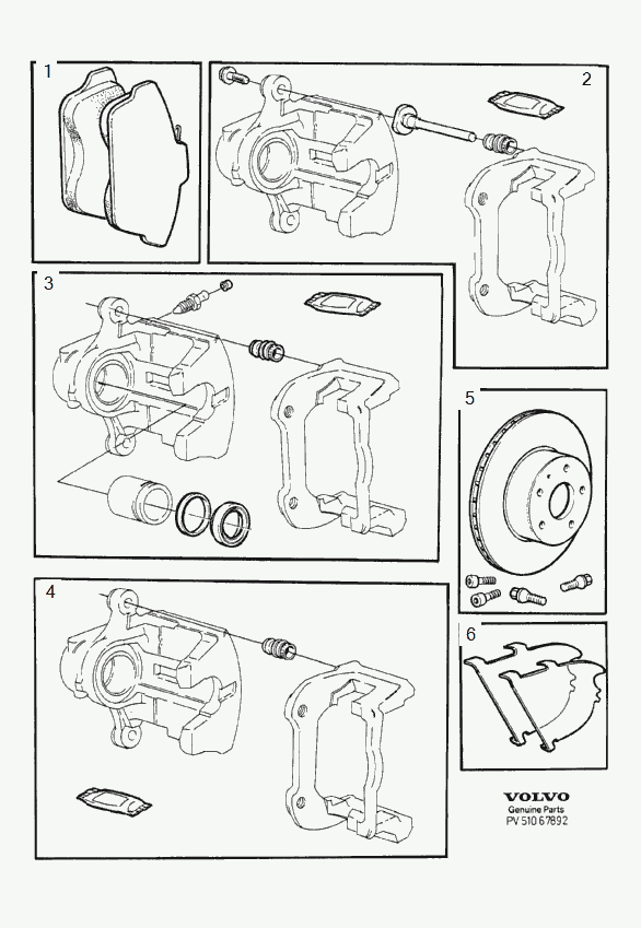 Frenkit 257019 - Kit de réparation, étrier de frein autovaste.com