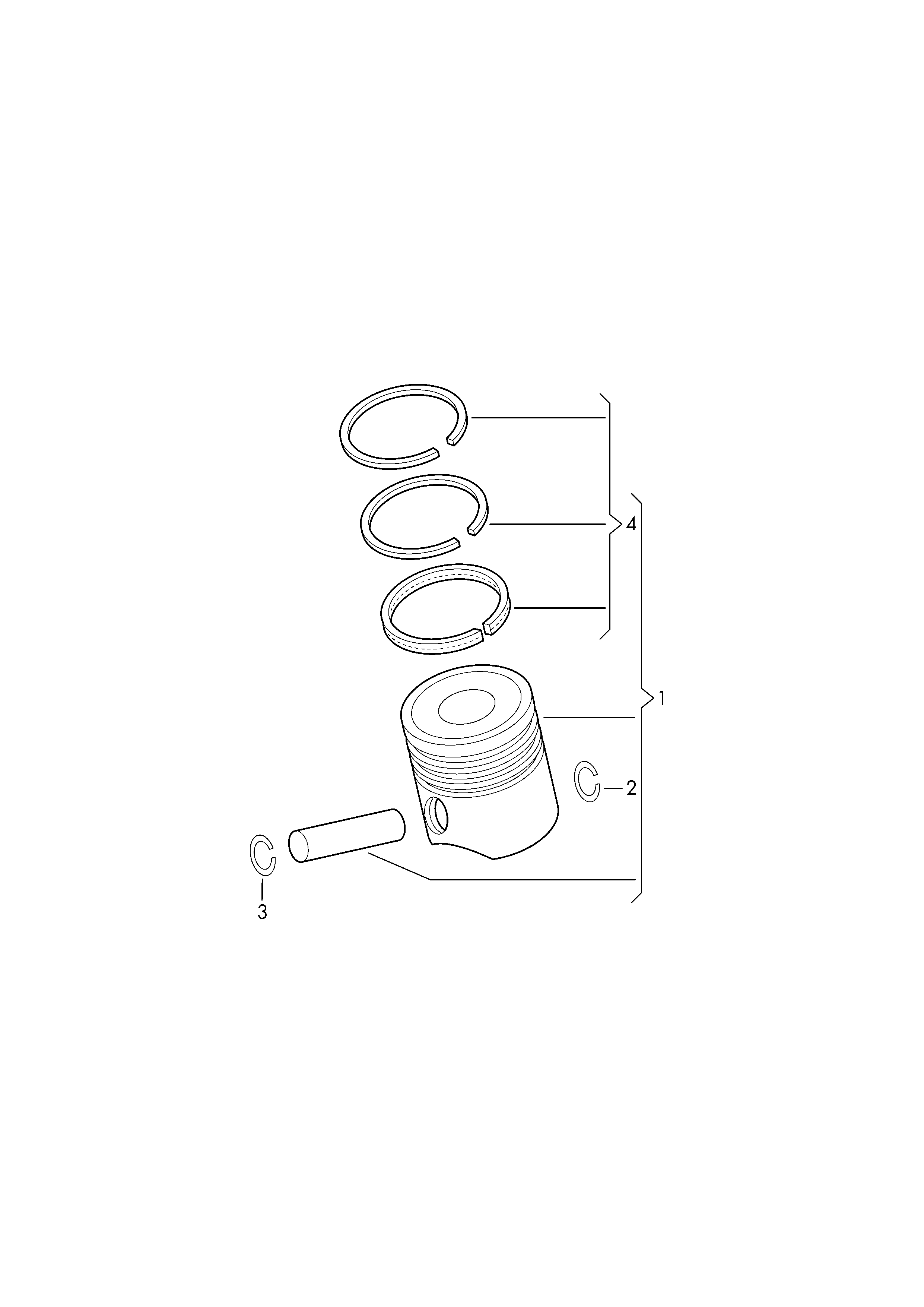 MAHLE 030 40 V0 - Jeu de segments de pistons autovaste.com