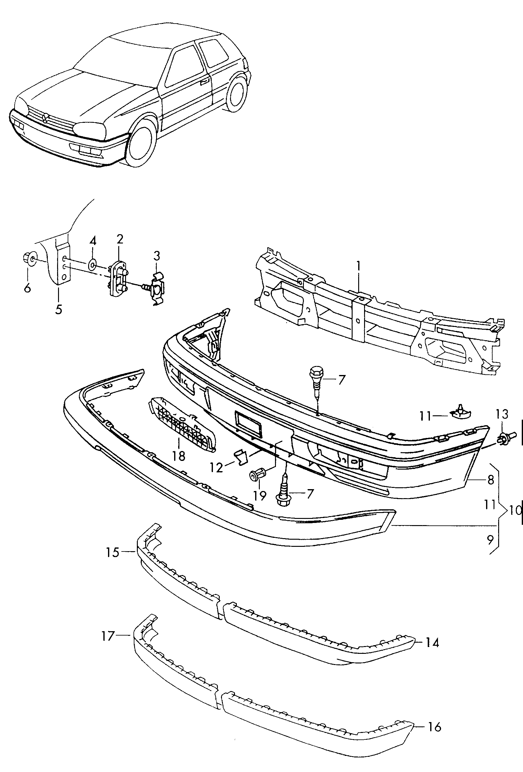 GOOM BOL-0011 - Éléments de fixation, cache moteur autovaste.com