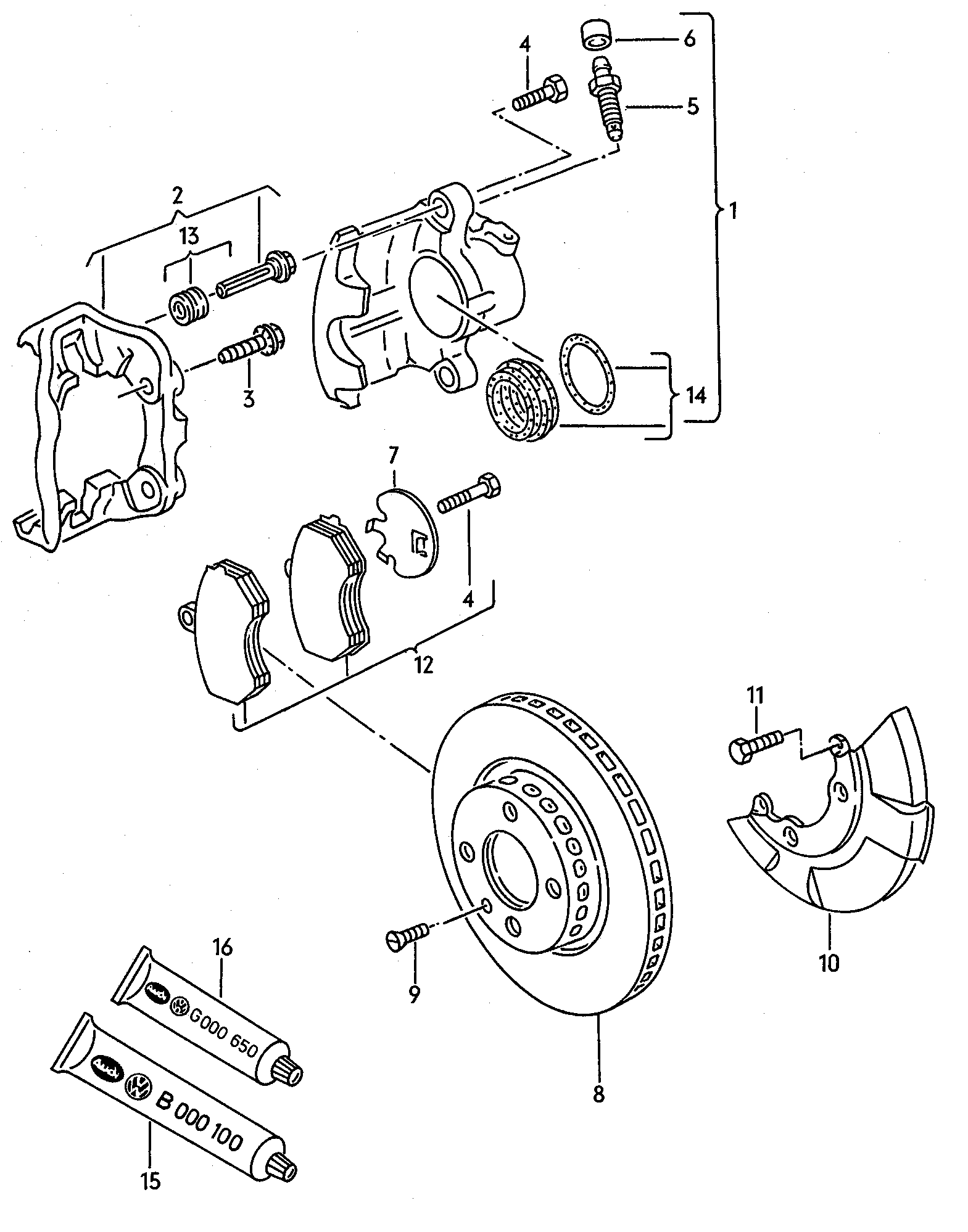 Frenkit 754411 - Kit de réparation, étrier de frein autovaste.com