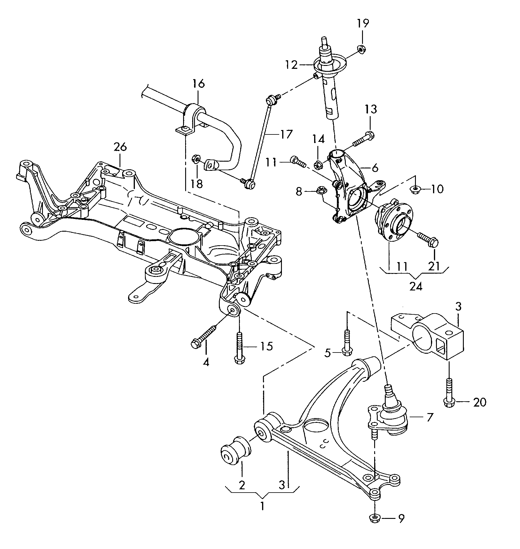 Formpart 2900022 - Suspension, bras de liaison autovaste.com