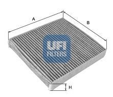 Filtre, air de l'habitacle (5411800 - UFI)