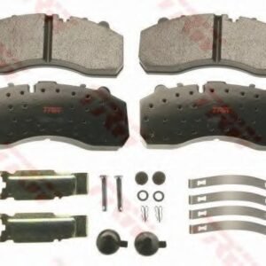 Kit de plaquettes de frein, frein à disque (GDB5067 - TRW)