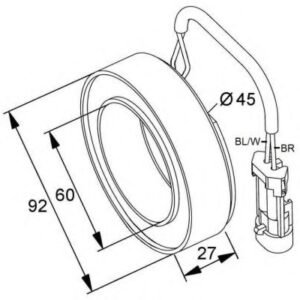Bobine, compresseur-embrayage magnétique (38420 - NRF)